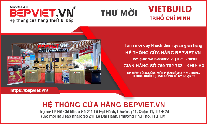 THƯ MỜI TRIỂN LÃM VIỆT BUILD THÁNG 08 TPHCM