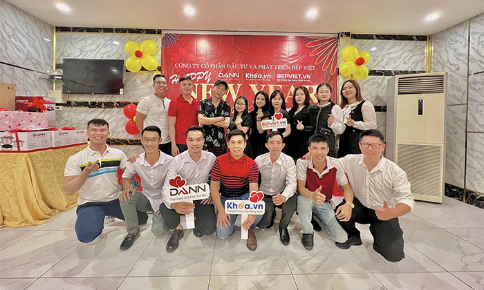 Team Bếp Việt.VN chi nhánh miền Nam tất niêm cuối năm 2022