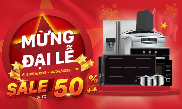 Bigsale 30-4 nhận quà cực đã tại bepviet.vn