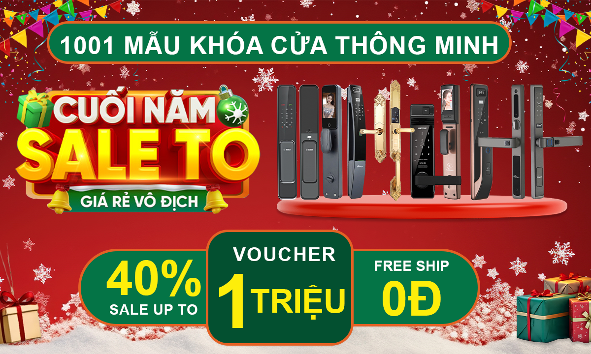 BIGSALE khóa cửa thông minh tại bepviet.vn
