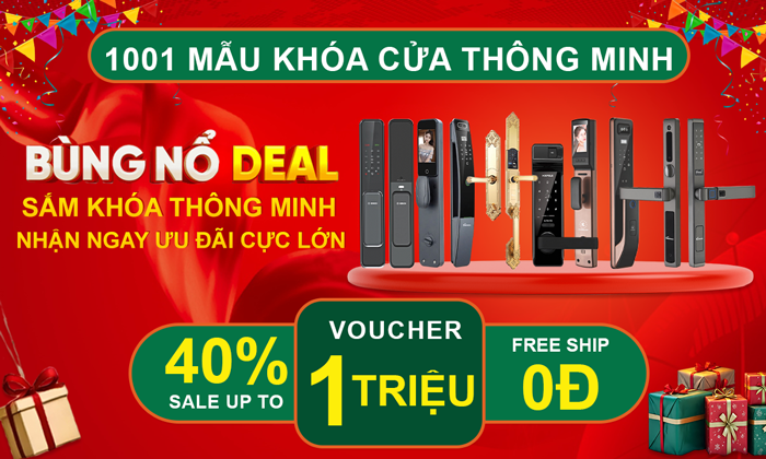 BIGSALE khóa cửa thông minh tại bepviet.vn