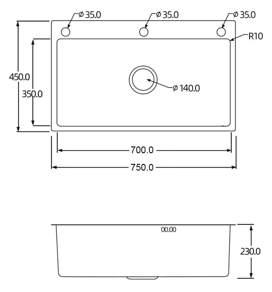 Chậu rửa Roslerer RL04-7545 NEW