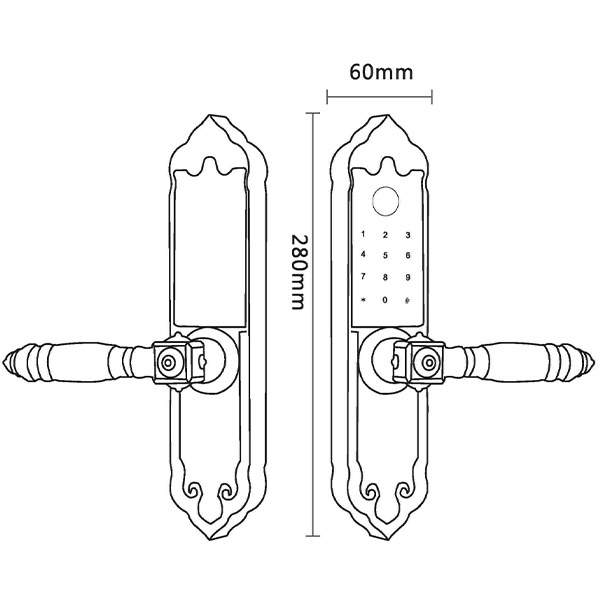 Khóa vân tay đại sảnh Kassler KL-919