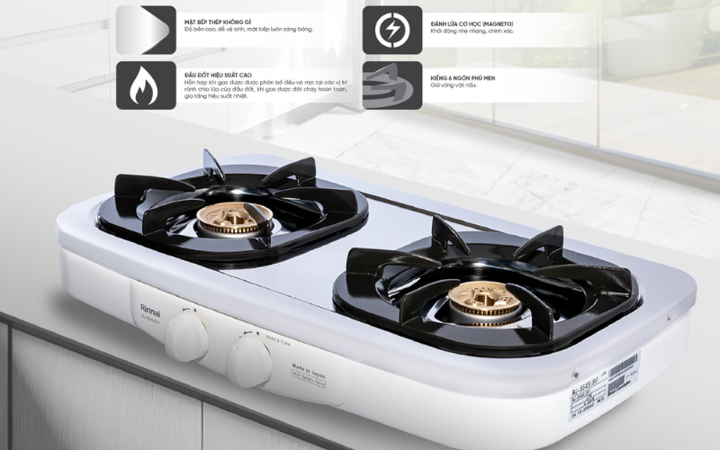 Bếp gas Rinnai RJ-554S(SV)