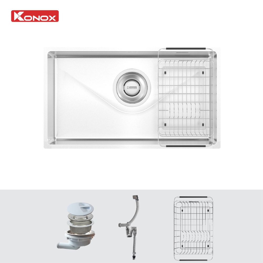  Chậu rửa bát phong cách Nhật bề mặt mịn Konox Tari 800SM