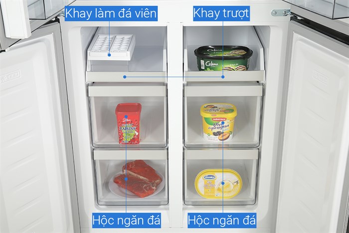 Tủ lạnh side by side Hitachi 466 lít Multi Door HR4N7522DSDXVN