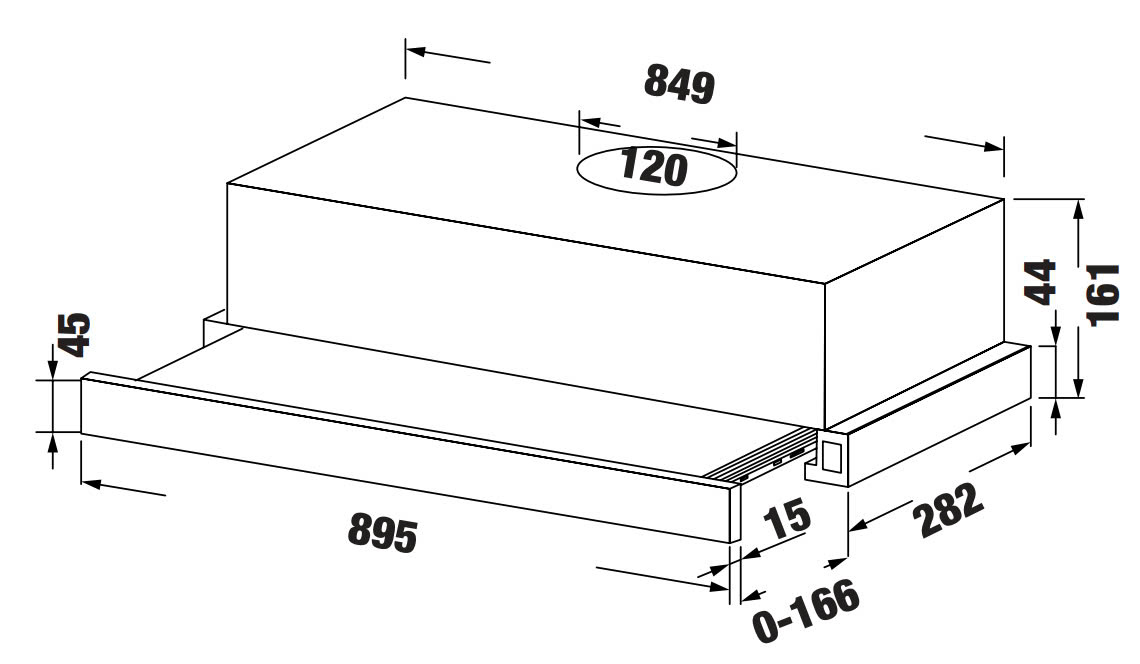 Máy hút mùi Kaff KF-TL90SH