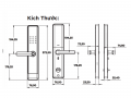 Khóa cửa gỗ Hyundai HY-SL007