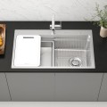 Chậu rửa bát 1 hố chống xước Konox Workstation Sink KN8048TS Dekor