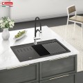 Chậu rửa bát đá Konox Granite Sink Terra 860S Black