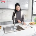 Chậu rửa bát chống xước phong cách Nhật Konox TARI 7851SR