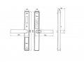 Khóa cửa nhôm Demax SL599 Lux AG
