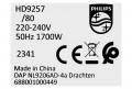 Nồi chiên không dầu Philips HD9257/80 5.6 lít
