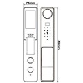 Khóa cửa gỗ Kassler KL-809 CNC BLACK