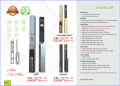 Khóa vân tay cửa nhôm Kassler KL599 CNC-02 CHAMPAGE GOLD