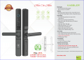 Khóa cửa nhôm vân tay Kassler KL-68BL