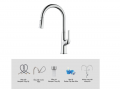 Vòi rửa bát Kluger HARMONY SERIES KLF002C