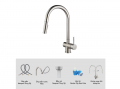 Vòi rửa bát Kluger RENE SERIES KL0008SC