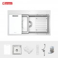 Chậu rửa bát 1 hố chống xước Konox Workstation Sink KN8751TS Dekor