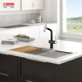 Vòi rửa bát dây rút Konox Volta Black