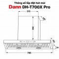 Máy hút mùi Dann DH-T700X PRO