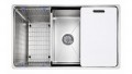 Chậu rửa bát một hố Chefs EH-S7646 phủ nano Silver