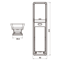 Khóa điện tử Hafele MP2503B 912.21.046
