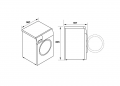 Máy giặt  sấy kết hợp Hafele HWD-F60A 539.96.140