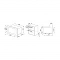 Lò vi sóng kết hợp nướng Smeg FMI120N2 536.64.961