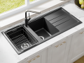 Chậu rửa đá Konox Granite sink Phoenix 1160 Black