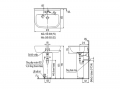 Chậu rửa treo tường Inax L-298V + L298VD