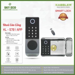 Khóa cửa cổng vân tay Kassler KL579-I-APP REMOTE