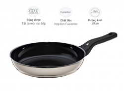 Chảo WMF FUSSIONTEC FRYING PAN 20CM COMPACT MACADAMIA 0517375290