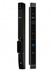 Khóa cửa nhôm Demax EL906 BL CNC WIFI FACE ID
