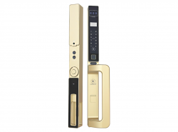 Khóa vân tay cửa nhôm Kassler KL599 CNC-01 CHAMPAGE GOLD