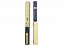 Khóa vân tay cửa nhôm Kassler KL599 CNC-02 CHAMPAGE GOLD