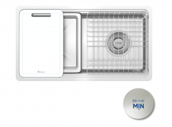 Chậu rửa bát Konox phong cách Nhật bề mặt mịn Tari 780SM