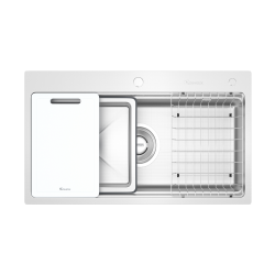 Chậu rửa bát 1 hố chống xước Konox Workstation Sink KN8751TS Dekor