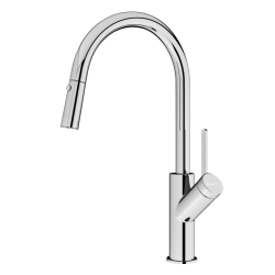 Vòi rửa bát dây rút Konox Ponte Chrome