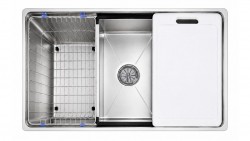 Chậu rửa bát một hố Chefs EH-S7646 phủ nano Silver