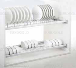 Giá bát đĩa cố định Eurogold SUS304 mờ EPS